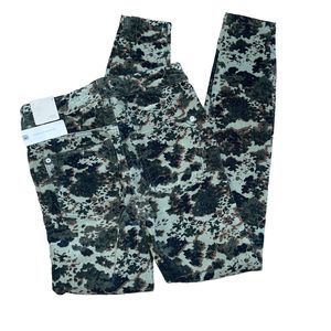 Anthropologie Pilcro 25 NWT Forest Green High Rise Skinny Corduroy Pants NEW